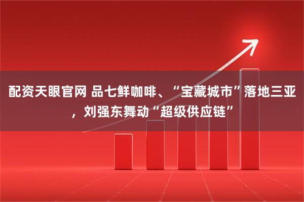配资天眼官网 品七鲜咖啡、“宝藏城市”落地三亚，刘强东舞动“超级供应链”